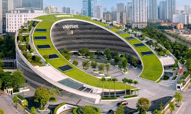 Tòa nhà Viettel đáp ứng các tiêu chí công trình xanh